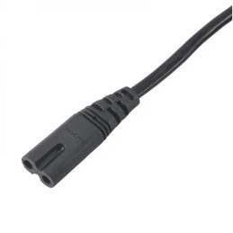 Akyga napájecí kabel 0.5m/250V/PVC/černá