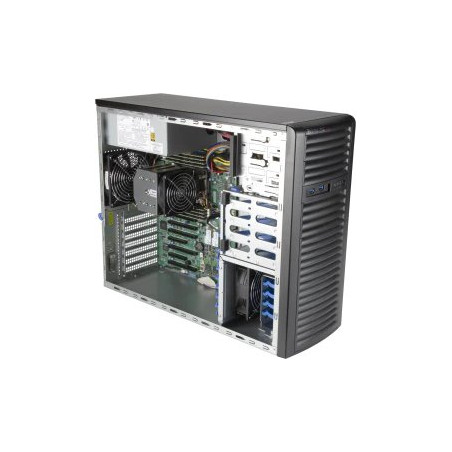 SUPERMICRO A+ Server TWR/4U SP3, 8x DDR4, 8x 3,5", 900W(gold), 2x1GbE, IPMI, OOB