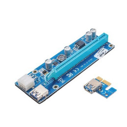 Akyga Riser PCI-E 1x - 16x USB 3.0/55cm/15cm