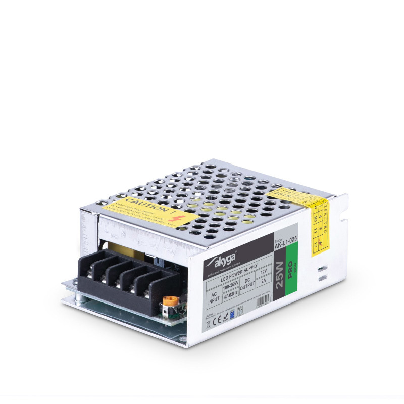 Zdroj Akyga AK-L1-025 LED Pro napájení osvětlení 12V/25W, IP20