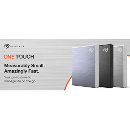 Seagate ® One Touch SSD 2000GB USB-C - Stříbrný