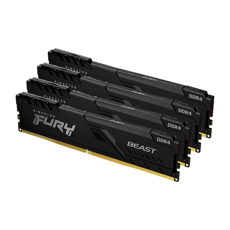 Kingston FURY Beast DDR4 32GB (Kit 4x8GB) 3600MHz DIMM CL17 černá