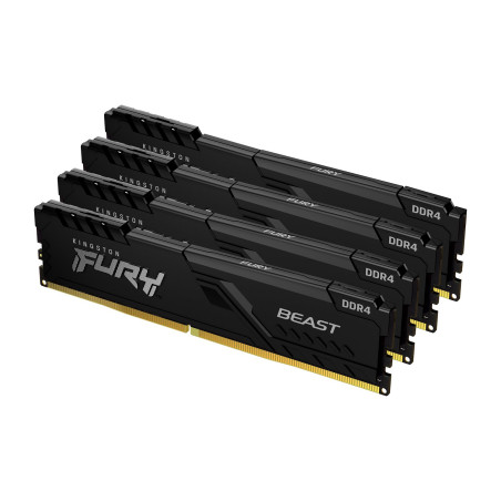 Kingston FURY Beast DDR4 32GB (Kit 4x8GB) 3600MHz DIMM CL17 černá