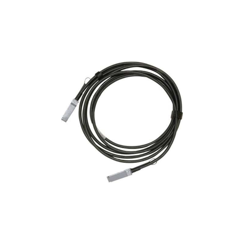Nvidia Mellanox Technologies 1M Passive Copper Cable Ib EDR Upto 100GB/S QSFP28 Black 30AWG