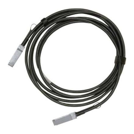 Nvidia Mellanox Technologies 1M Passive Copper Cable Ib EDR Upto 100GB/S QSFP28 Black 30AWG