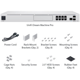 Ubiquiti Switch UniFi UDM-Pro Dream Machine, 8-Port Gigabit LAN, SFP/SFP+, VLAN, Rackmount