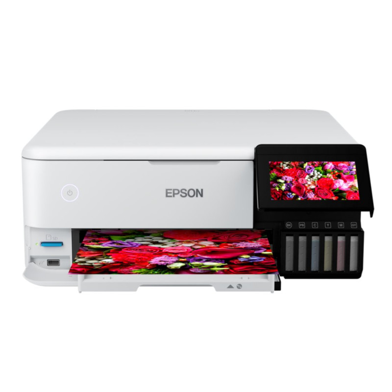 Epson EcoTank L8160 A4 color MFP, foto tlac, potlac CD/DVD, duplex, USB, LAN, WiFi, iPrint