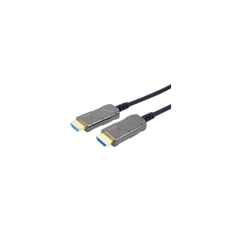 PremiumCord Ultra High Speed HDMI 2.1 optický fiber kabel 8K@60Hz,zlacené 50m