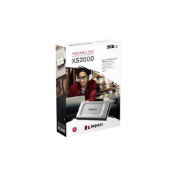 Kingston externí SSD 500GB XS2000 (čtení/zápis: 2000/2000MB/s)
