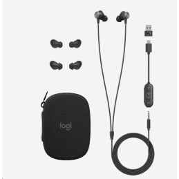Logitech Zone Wired Earbuds UC - GRAPHITE - EMEA