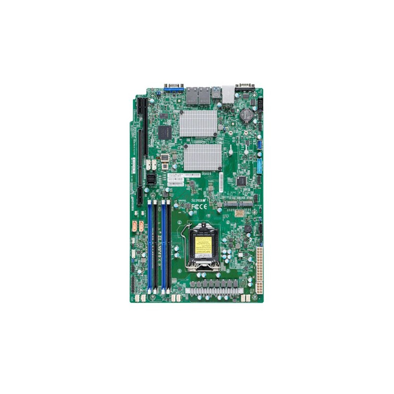 SUPERMICRO MB LGA1200 (Xeon E3-2300), C256, 4xDDR4, 8xSATA3, 2xM.2, PCIe4.0 x16 PCIe3 x4, VGA, 2x 10Gb, IPMI