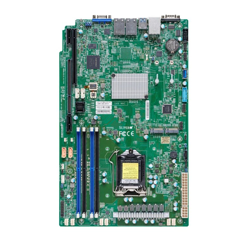 SUPERMICRO MB LGA1200 (Xeon E3-2300), C256, 4xDDR4, 8xSATA3, 2xM.2, PCIe4.0 x16, PCIe3 x4), VGA, 2x 1Gb, IPMI