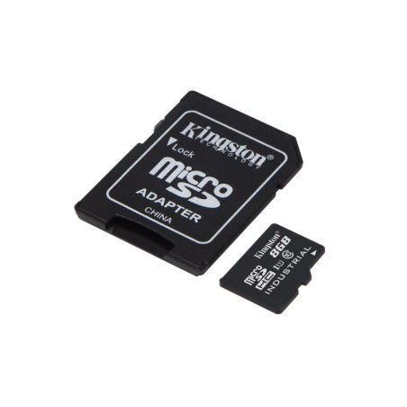 Kingston paměťová karta 32GB Industriální micro SDHC UHS-I C10 (čtení/zápis: 90/45MB/s) + SD adaptér