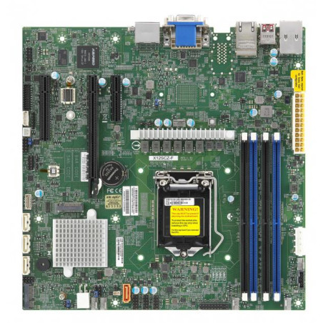 SUPERMICRO MB LGA1200 1U(core10g), Q470,4xDDR4,4xSATA3,M.2,3xPCIe3.0 (16/4/4),2xDP,DVI,VGA,Audio,2x1Gb,IPMI