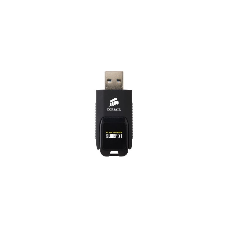 Corsair flash disk 128GB Voyager Slider X1 USB 3.0 (čtení: 130MB/s) černý