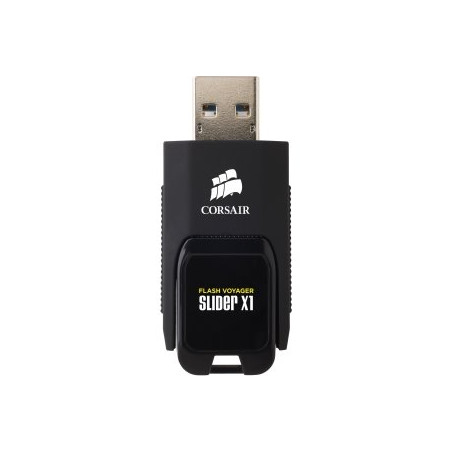 Corsair flash disk 128GB Voyager Slider X1 USB 3.0 (čtení: 130MB/s) černý