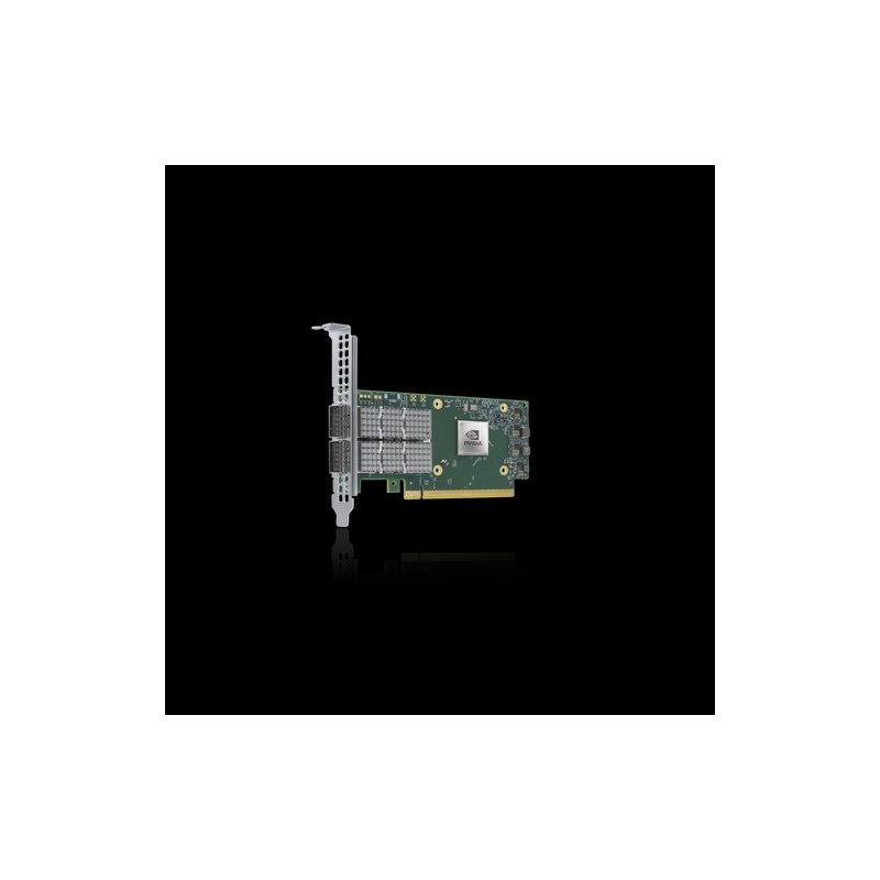 Nvidia Mellanox ConnectX-6 Dx EN adapter card, 100GbE, Dual-port QSFP56, PCIe 4.0 x16, No Crypto, Tall Bracket