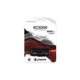 Kingston SSD 2048GB KC3000 PCIe 4.0 NVMe M.2 TLC (čtení/zápis: 7000/7000MB/s, 1M/1M IOPS)