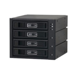 Jou Jye Backplane pro 4x 3.5/2,5" SATA/SAS 12G HDD do 3x 5,25" black (náhrada JJ-3142M-SS)