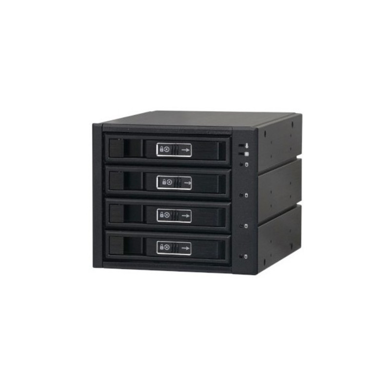 Jou Jye Backplane pro 4x 3.5/2,5" SATA/SAS 12G HDD do 3x 5,25" black (náhrada JJ-3142M-SS)