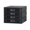 Jou Jye Backplane pro 4x 3.5/2,5" SATA/SAS 12G HDD do 3x 5,25" black (náhrada JJ-3142M-SS)