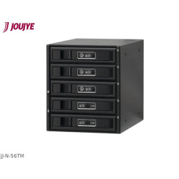 Jou Jye Backplane pro 5x 3.5" SATA/SAS 12G HDD do 3x 5,25" black (anti-vibration)