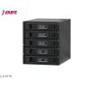 Jou Jye Backplane pro 5x 3.5" SATA/SAS 12G HDD do 3x 5,25" black (anti-vibration)