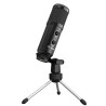 LORGAR mikrofon Soner 313 pro Streaming, kondenzátorový, Volume&Echo Knob, černý