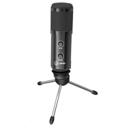 LORGAR mikrofon Soner 313 pro Streaming, kondenzátorový, Volume&Echo Knob, černý
