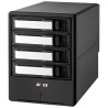 Areca Desktop RAID, 4x 3.5" HDD, 2x40Gb/s TB3 & USB-C, RAID 0/1/10/3/5/6, Single Disk, JBOD