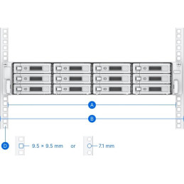 Synology Rail Kit Sliding RKS-02 (posuvné ližiny) pro Rackové modely NAS