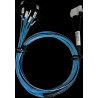 ARECA int. SlimlineSAS x8 SFF-8654 straight to 8x SATA cable, 1m