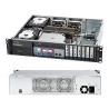 SUPERMICRO 2U chassis (Short Depth 14,5") 2x 3,5" Fix, front IO, 500W (80+Platinum)