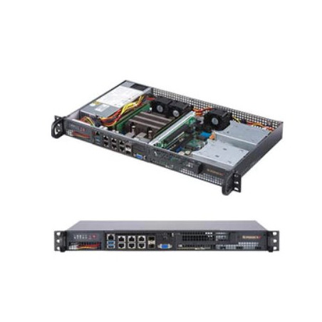 SUPERMICRO 1U server D-2146NT(8c/16t), 2x SO-DIMM ECC, 1x3.5 /4x2.5(opt) SATA3, 4x1GbT,2x10GbT,2x10GbSFP,200W, IPMI