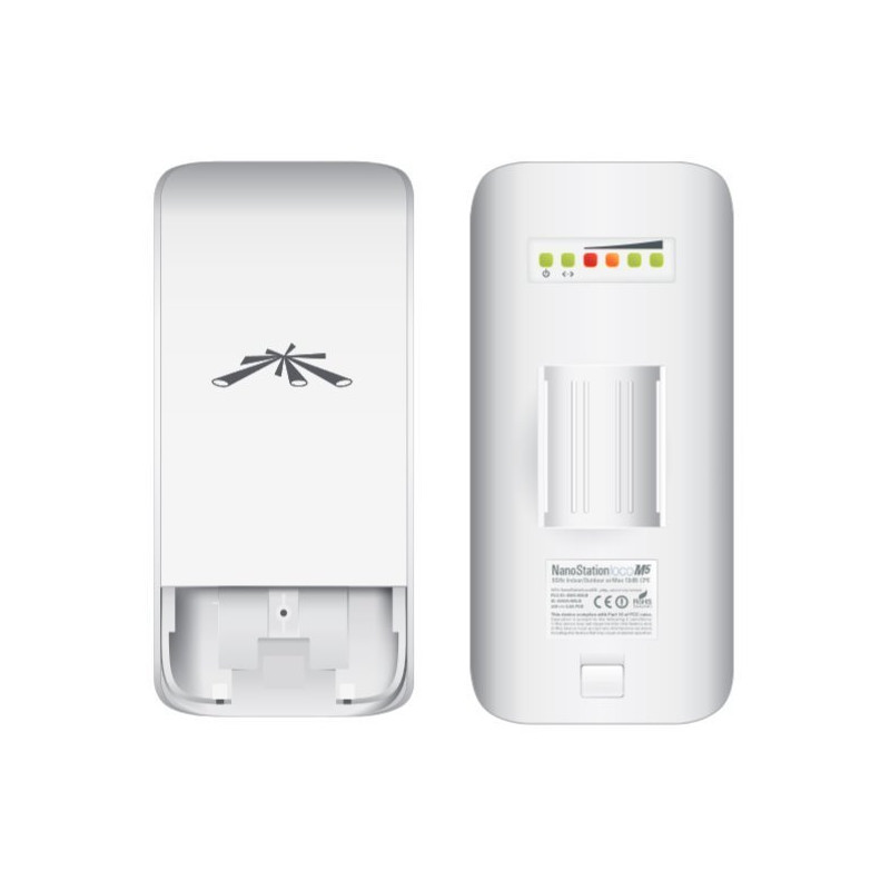 Ubiquiti Nano Stanice Loco M2 AirMax, 2x2 MIMO 2.4 GHz, 2x 8 dBi, PoE-in