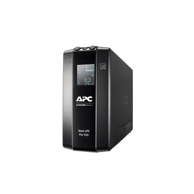 APC Back UPS Pro 900VA, 6 Outlets, AVR, LCD Interface