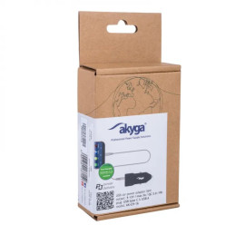 Akyga USB nabíječka do auta USB-A + USB-C PD 5-12V / max. 3A 36W Quick Charge 3.0