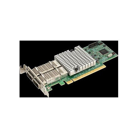 SUPERMICRO AOC-S100G-M2C Dual QSFPF28 100Gb/s, Mellanox ConnectX-4EN, PCIe3 x16