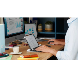 Logitech K780 Multi-Device Wireless Keyboard - DARK GREY/SPECKLED WHITE - UK - INTNL