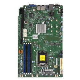 SUPERMICRO MB 1xLGA1151 (Xeon E3-21xx,i3), C246, 4xDDR4, 6xSATA3, 2xM.2, 2xPCIe3.0 (x16/x4), VGA, 2x LAN,IPMI