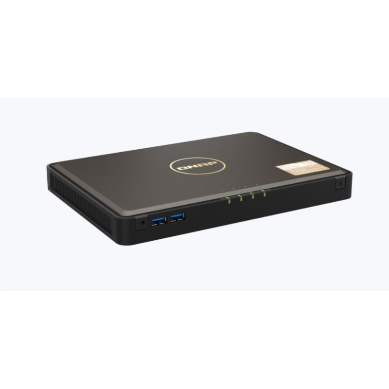 QNAP TBS-464-8G (4core 2,9GHz, 8GB RAM DDR4, 4x M.2 NVMe slot, 2x 2,5GbE, 5x USB, 2x HDMI 2.0 4K)