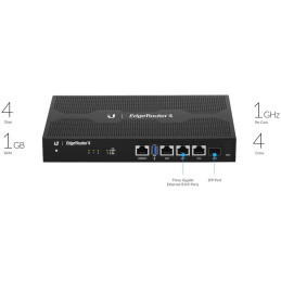 Ubiquiti EdgeRouter ER-4, 3x PoE + 1x SFP