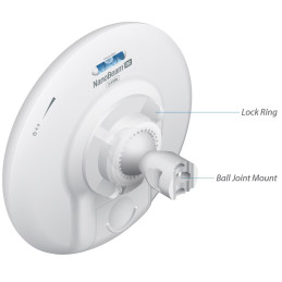 Ubiquiti Venkovní jednotka NanoBeam NBE-2AC-13 AirMax, 2.4GHz, 13dBi