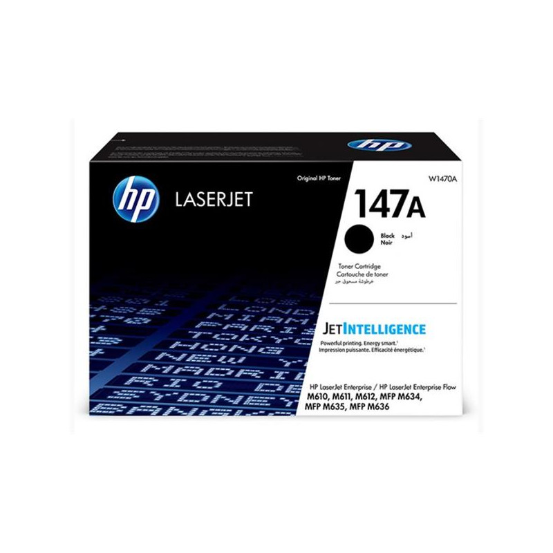 HP originál toner W1470A, black, HP 147A