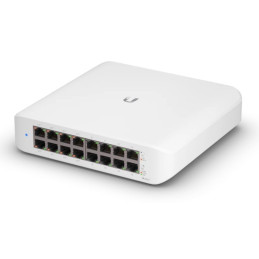 Ubiquiti Switch L2 UniFi USW-Lite-16-POE, 16-Port Gigabit, 8x PoE-out, PoE budget 45W
