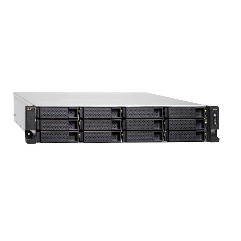 QNAP TS-h1886XU-RP-R2-D1622-32G (Xeon 3,2GHz, ZFS, 32GB ECC RAM, 12x3,5"+6x2,5", 4xGbE,2x10GbE SFP+)