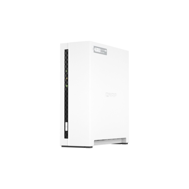 QNAP TS-133 (4core 1,8GHz + NPU, 2GB DDR4 RAM, 1x SATA, 1x GbE, 1x USB 2.0, 1x USB 3.2)