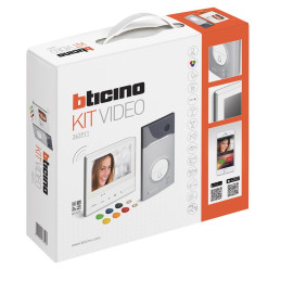 LEGRAND domovní dotykový video telefon bticino, sada pro 1 byt - CL300 WiFi + Linea 3000 video se čtečkou el.čipů