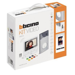 LEGRAND domovní video telefon bticino, sada pro 1 byt - CL100 WIFI + Linea 3000 video se čtečkou el.čipů