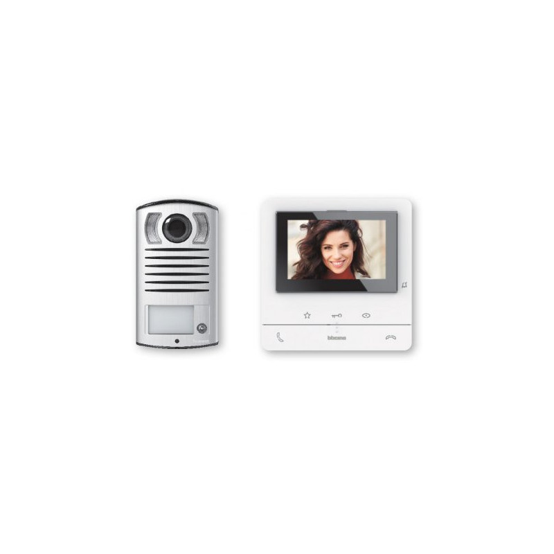 LEGRAND domovní video telefon bticino, sada pro 2 byty - 2x CL100 BAS + Linea 2000 video